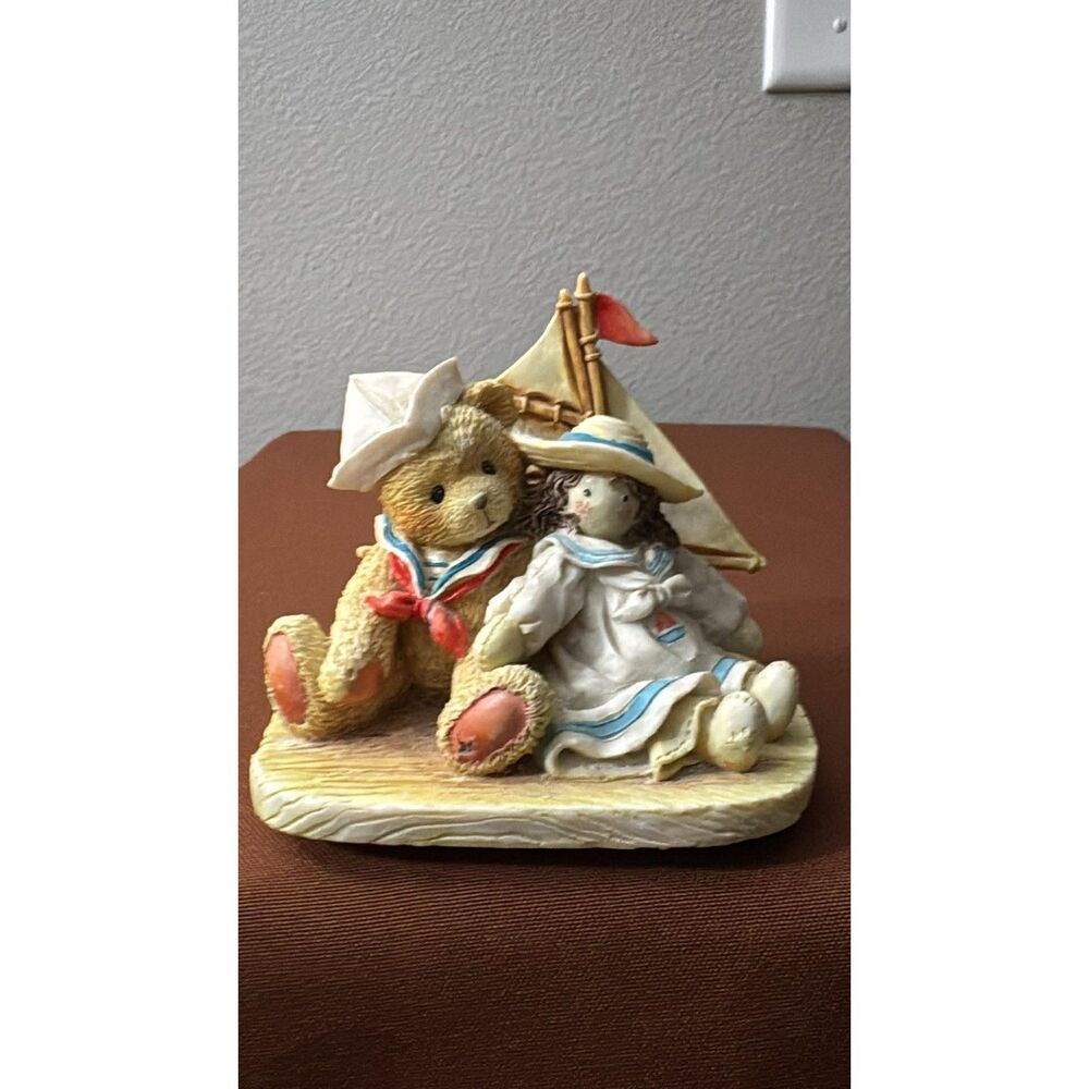 Cherished Teddies Zachary 1991 Bear Figurine #950491 Vintage